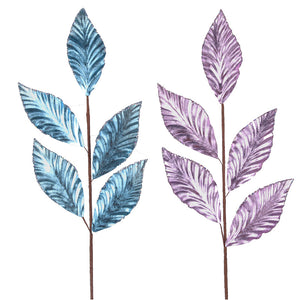 Blue, Lavender Leaf Stem