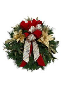 Red & Gold Wreath