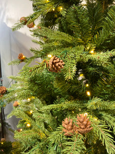 9ft Pre-lit Mixed Pine Christmas Tree