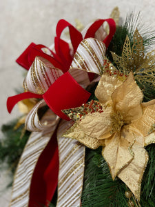 Red & Gold Wreath
