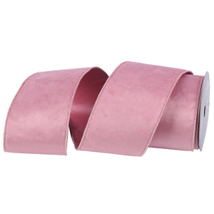 Pink Velour Double Layer Ribbon