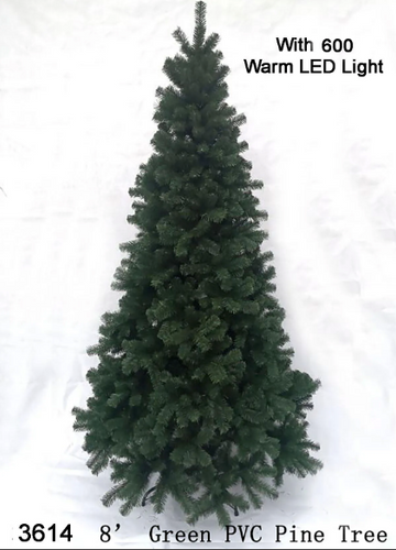 8ft Pre-lit Christmas Tree