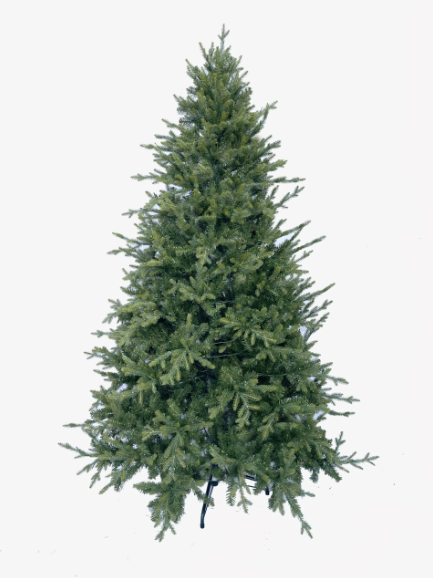 7.5ft Pre-lit English Pine Christmas Tree