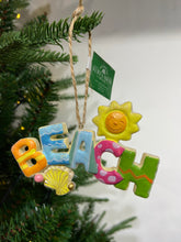 Load image into Gallery viewer, &quot;Beach&quot; Sign Ornament